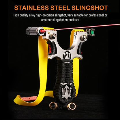 Triangle Slingshot Target Game Set – Outdoor Rubber Band Activity Kit for Supervised Backyard Fun