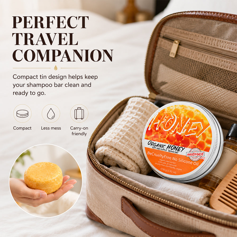 Honey Moisturizing Hair Shampoo Bar