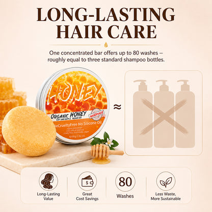 Honey Moisturizing Hair Shampoo Bar