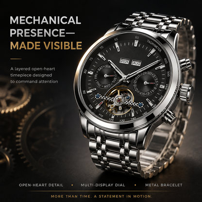 ⌚High-End Skeleton Tourbillon Watch💎