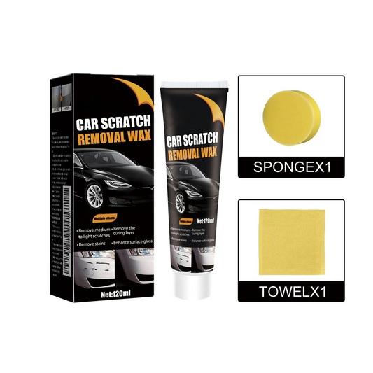 Car scratch repair wax, car paint protection polishing scratch remover & surface care cleaner