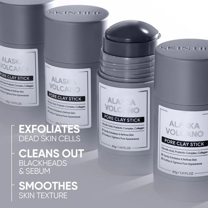 Alaska Volcano Pore Clay Stick Cleansing Blackhead Remover Face Mask Stick