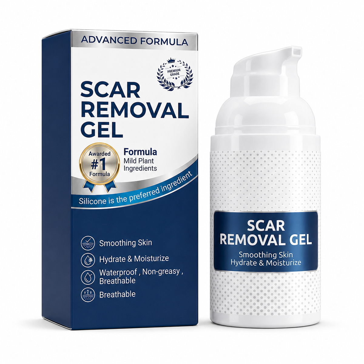 SCAR REMOVAL GEL - Flatter, Smoother, Calmer Scars in as Little as 3 Days