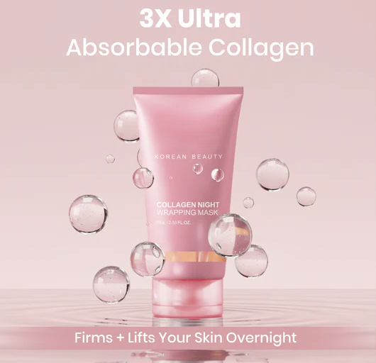 🌙✨Collagen-Infused Peel-Off Overnight Mask – Hydrating Face Mask for a Smooth, Dewy-Looking Glow
