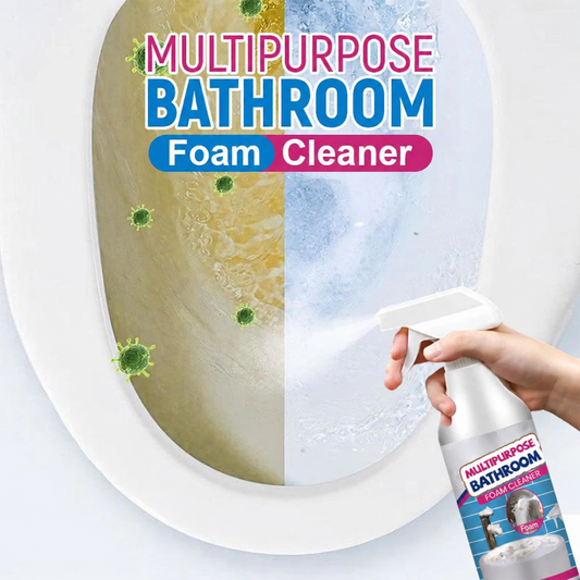 Multifunctional foam cleaner for the bathroom