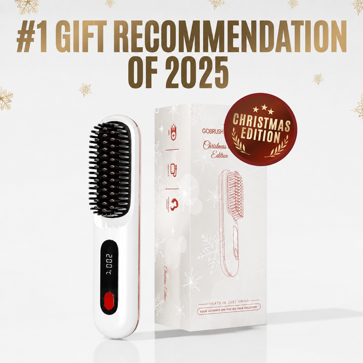 [NEW]Orvyla Portable Straightener Brush