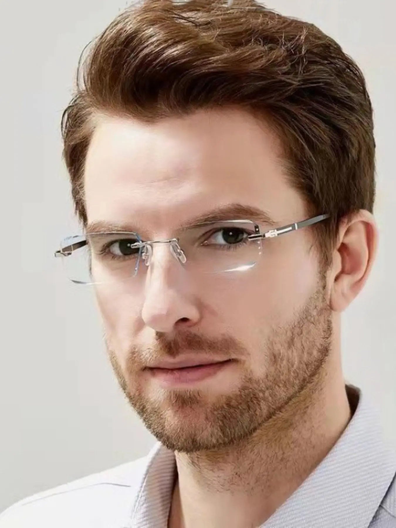 Photochromic Reading Glasses +1.0‑+4.0 Magnification for Men Women