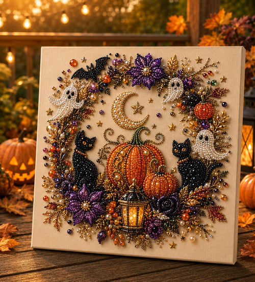 🎃✨Halloween DIY Pearl Art Craft Making Kit