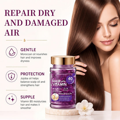 Violet & Argan Oil Hair Vitamin Capsules for Colored Permed Hair