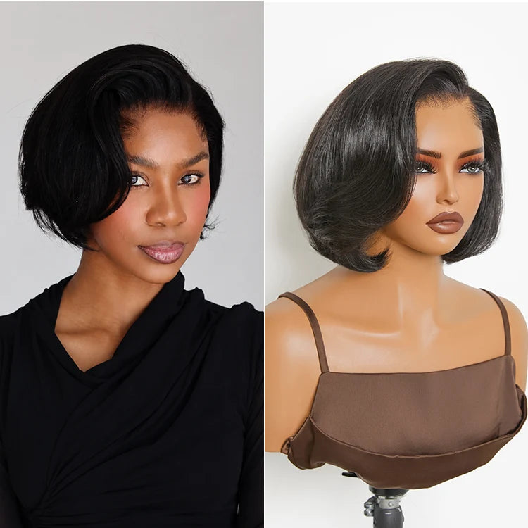 PreMax 3-in-1 Glueless Human Hair Bob Wig
