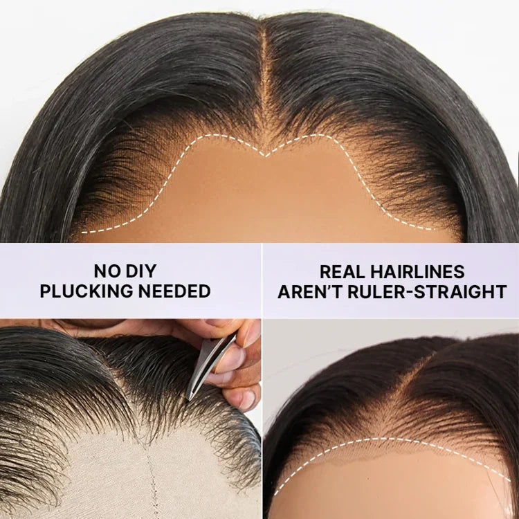 PreMax 3-in-1 Glueless Human Hair Bob Wig