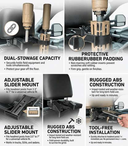 Universal Seat Back Storage Rack for Car