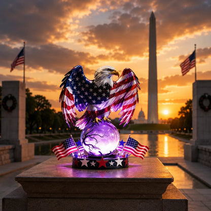 🇺🇸 Freedom EagleTM Patriotic LED Table Lamp – American Pride Decor