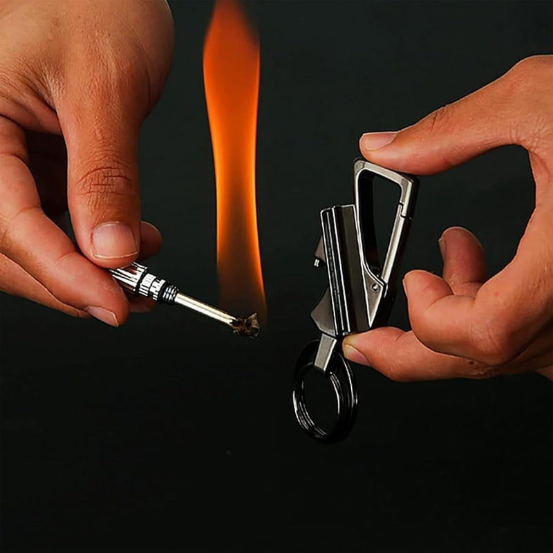 3-in-1 Kerosene Match Keychain