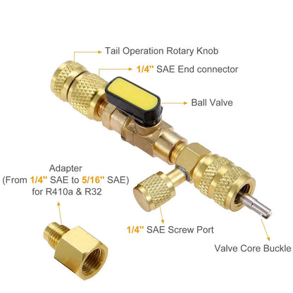 🧰AC Valve Core Removal & Installation Tool for Home and Auto Use