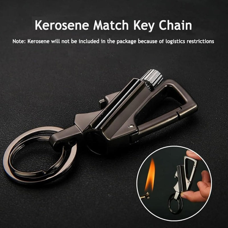 3-in-1 Kerosene Match Keychain