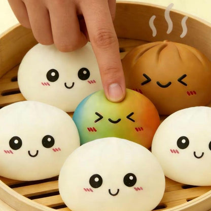 Big Dumpling Squishy Blind Box, Soft TPR Fidget Toy, Stress Relief, Easter Kids Gifts