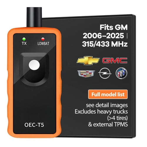 TPMS Relearn Reset Tool for Tire Pressure Monitoring Sensor