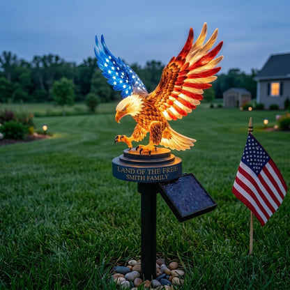 🦅Patriotic Solar Eagle Garden Stake Light