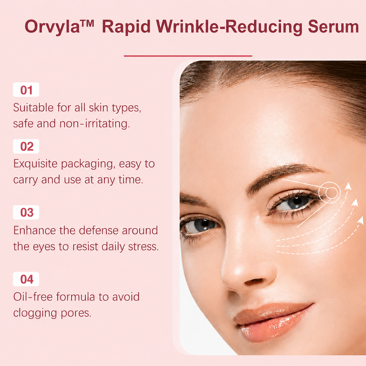 Firming Under-Eye Serum for Fine Lines, Puffiness & Dark Circles