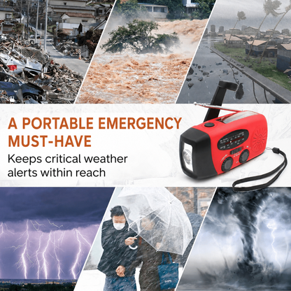 🏕️Portable multifunctional AM radio flashlight