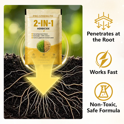 Pro Strength 2-in-1 Herbicide: Fast Acting Results on Glyphosate-Resistant Weeds