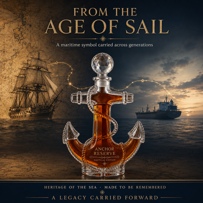 ⚓️US Navy 250th Anniversary Anchor Whiskey Decanter