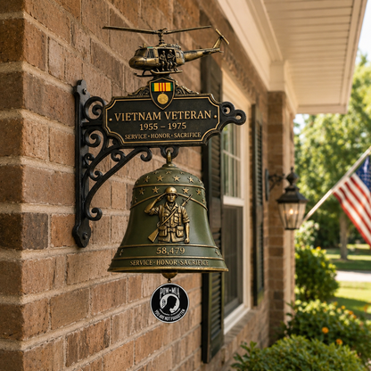 🔔 Veteran Tribute Wall Bell 🎖️