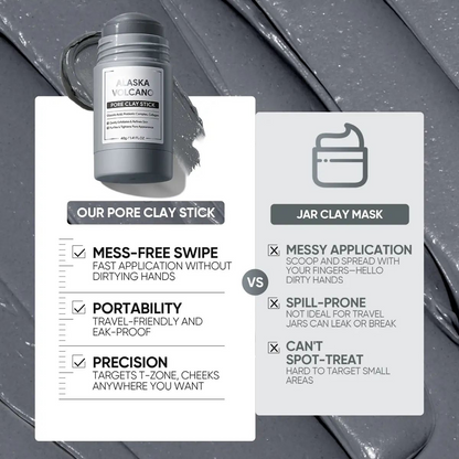 Alaska Volcano Pore Clay Stick Cleansing Blackhead Remover Face Mask Stick