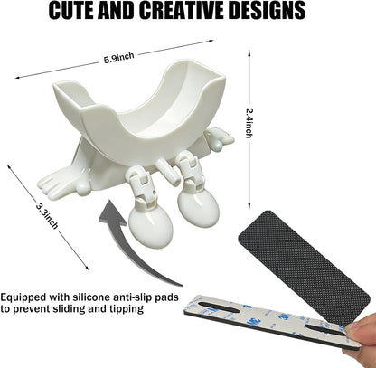 🔥🔥Cute Hanging Sponge Holder with Drainage,3D Printed Kitchen Funny Sponge Stand for Sink