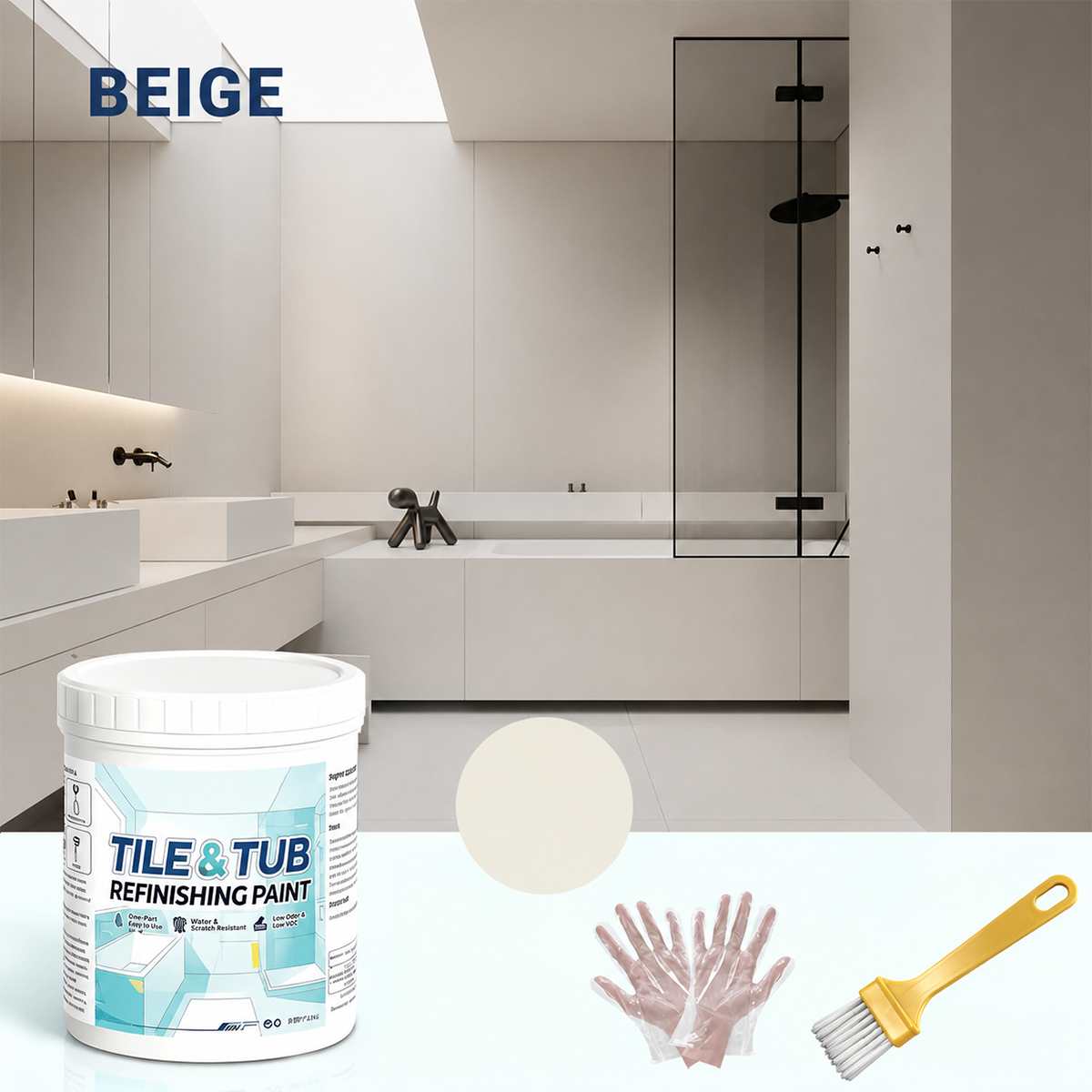Premium Tile & Tub Refinishing Paint Kit