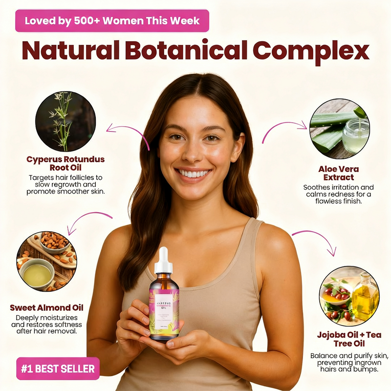 Cyperus Rotundus Oil for Natural Hair Reduction