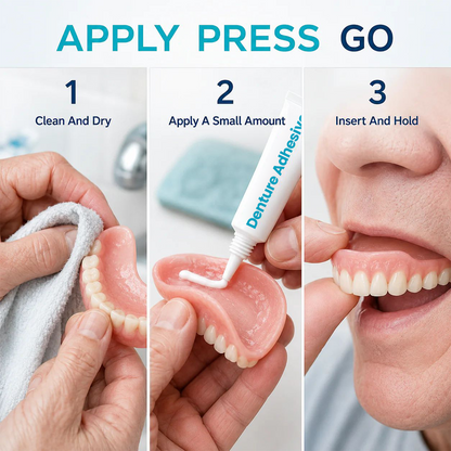PROTECTIVE DENTURE ADHESIVE