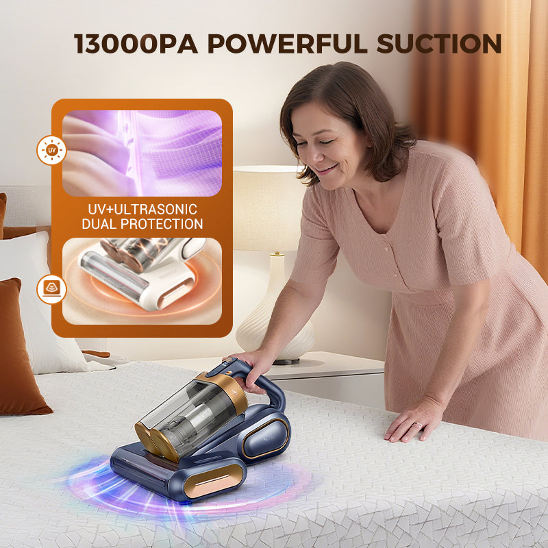 Deep Clean Mattress Vacuum – Removes Dust Mites, Germs & Hidden Allergens