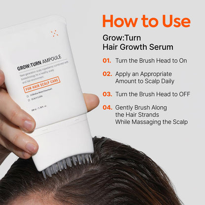 Hair Growth Serum with Built-In Brush