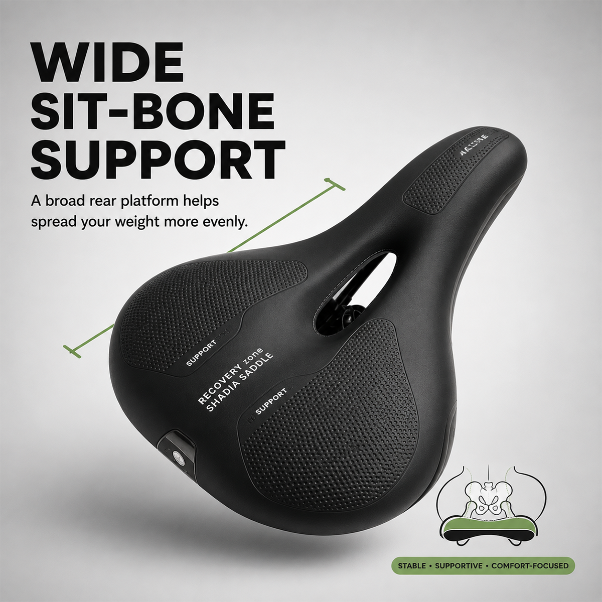 Pressure-Balance Bicycle Saddle