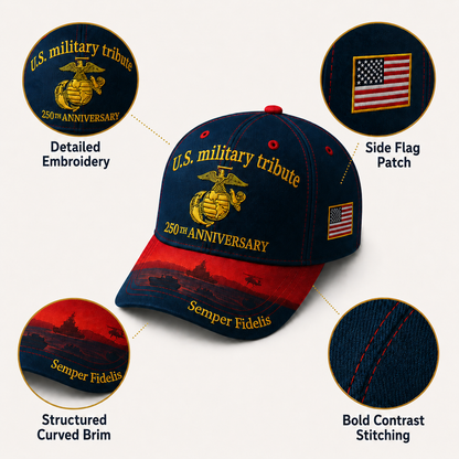 ❤️Patriotic 250th Anniversary Embroidered Baseball Cap