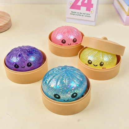 Big Dumpling Squishy Blind Box, Soft TPR Fidget Toy, Stress Relief, Easter Kids Gifts