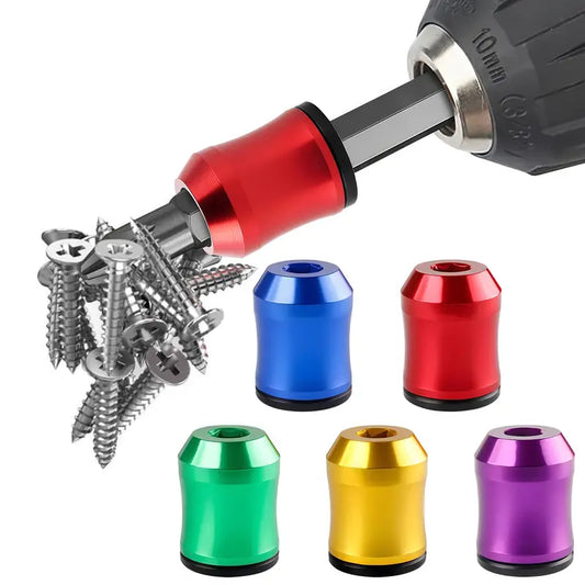 Universal Magnetic Screwdriver Bit Ring, Strong Grip for Drills & Power Tools