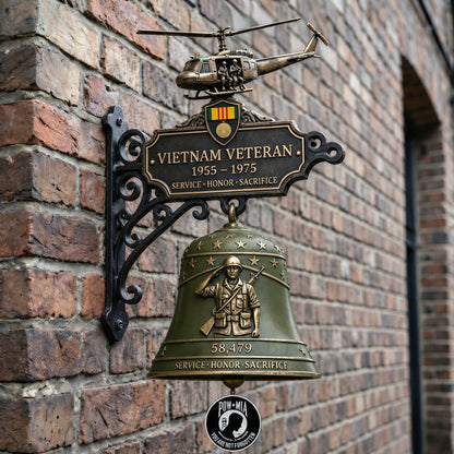 🔔 Veteran Tribute Wall Bell 🎖️