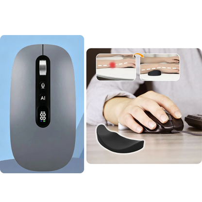 🖱️💬AI Smart Voice Wireless Mouse Real-Time Translation, Silent Click  Boosts Productivity! ⚡
