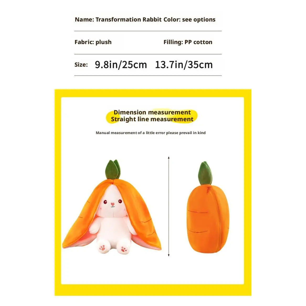 Cute Strawberry Bunny Plush Toy Soft Kawaii Stuffed Animal Gift for Kids Girls Hug Pillow Bed Decoration Birthday Present Furry Friends Plush Doll Animal Gift for Kids