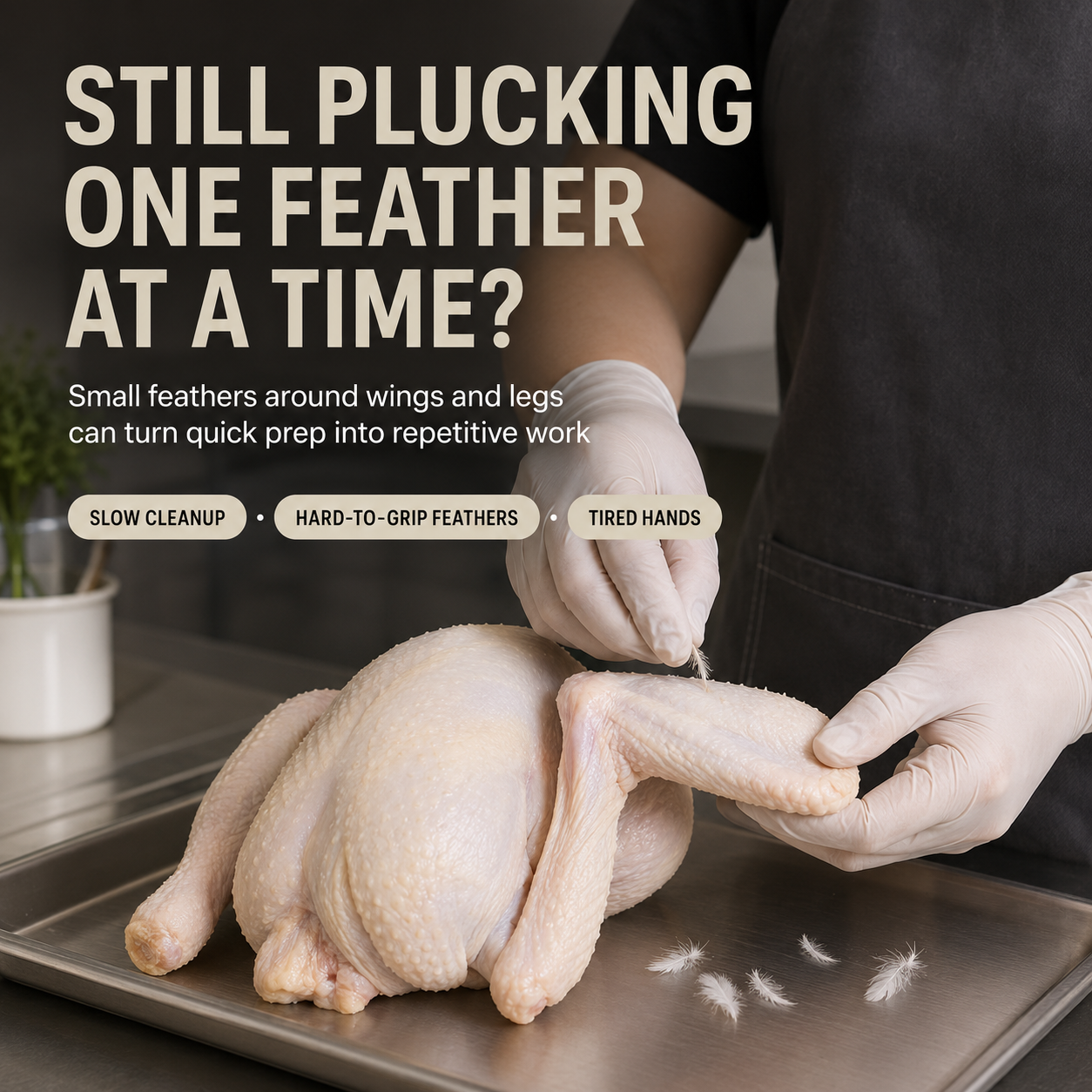 Handheld Portable Poultry Plucker