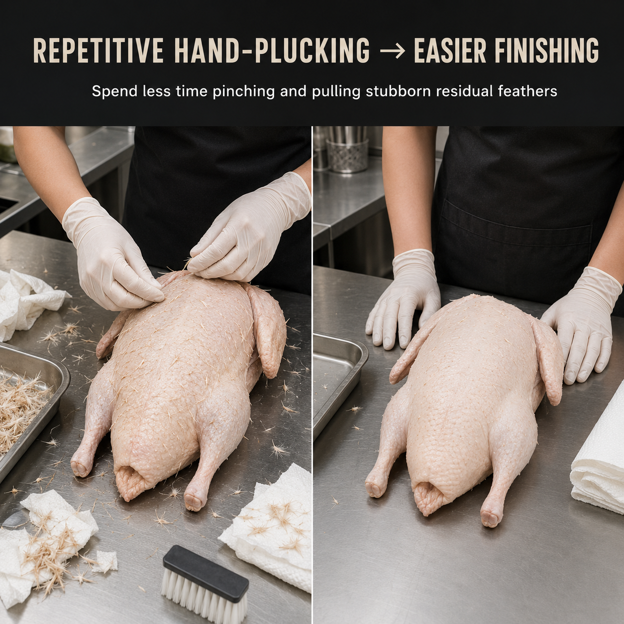 Handheld Portable Poultry Plucker