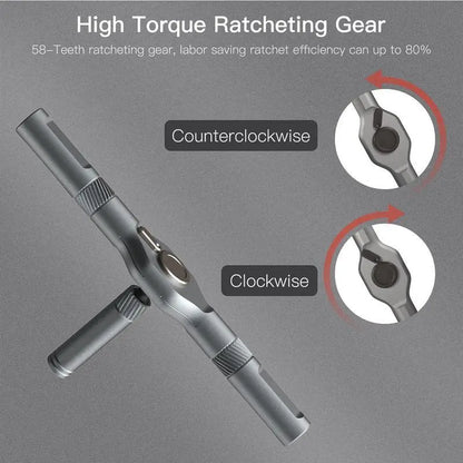 24 in 1 DlY Screwdriver Set,1 Set SwitchableScrewdriver Shape Magnetic Screwdriver Set