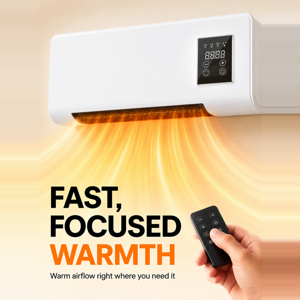 🔆Portable Electric Heater with Adjustable Heat🔥