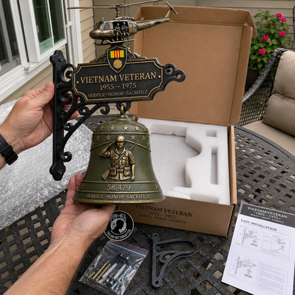 🔔 Veteran Tribute Wall Bell 🎖️