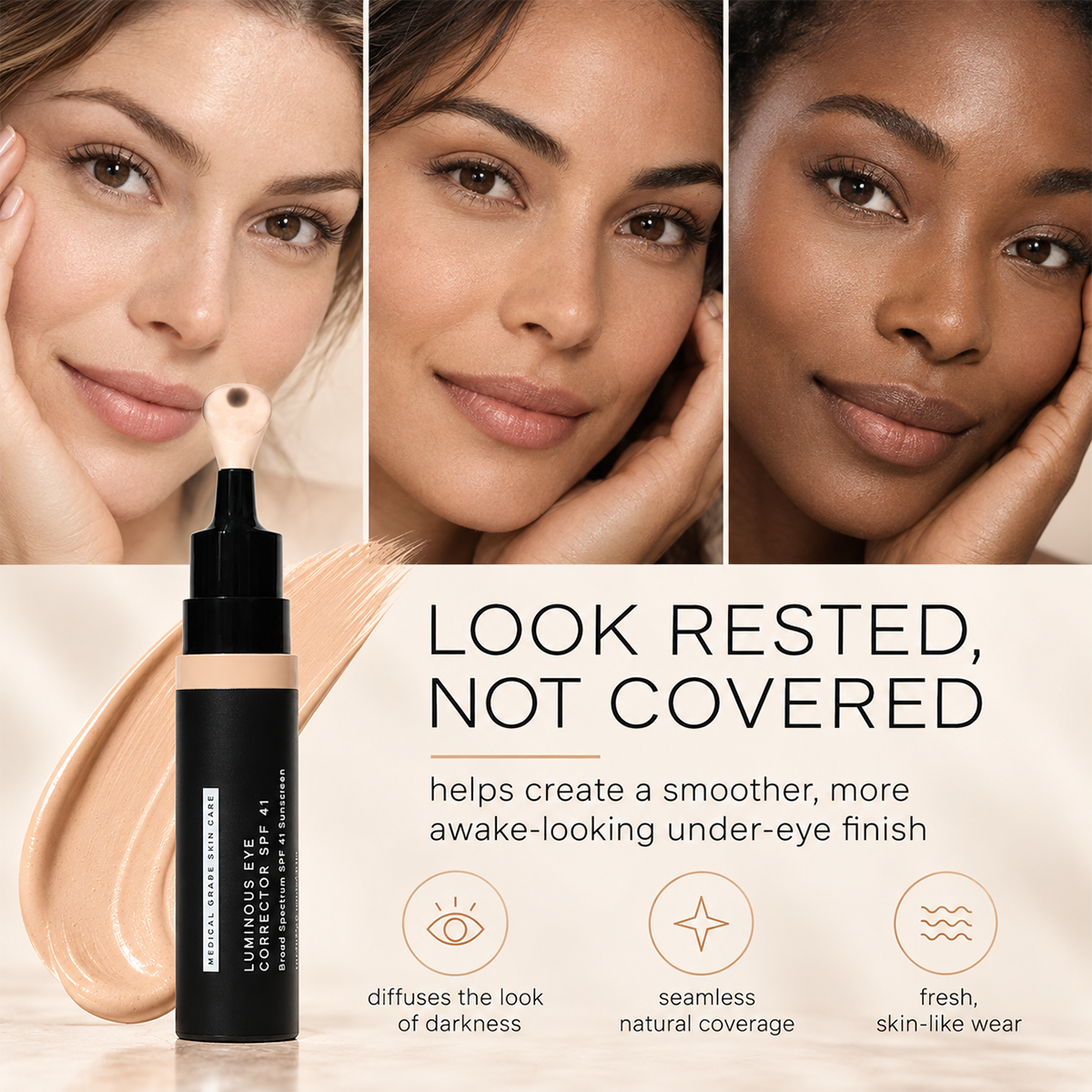 Dark Circles Concealer, Cream Eye Concealer