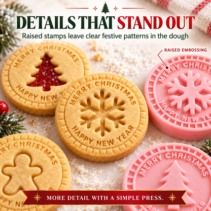 🔥Don’t Miss Out⚡Festive Christmas Cookie Cutter Set