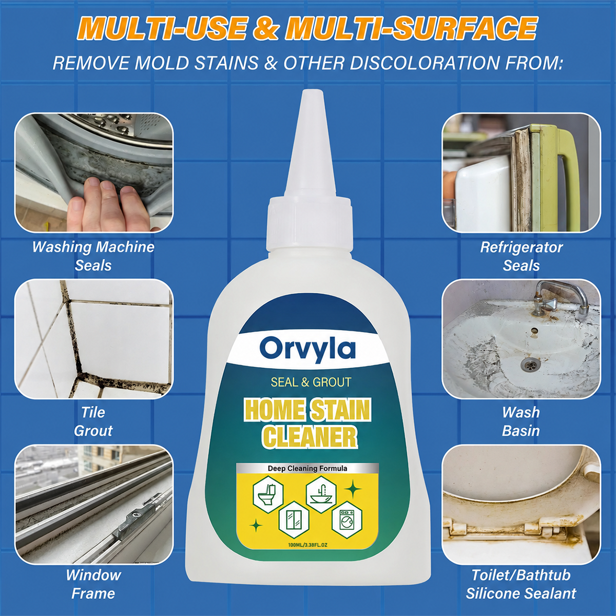 Mold Remover Gel – Heavy Duty Stain Cleaner